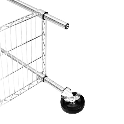 GGM Gastro Steel Wire Shelving Unit - 1200x450mm - 4 shelves - Chrome