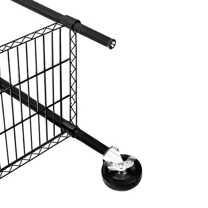 GGM Gastro Steel Wire Shelving Unit - 1200x450mm - 5 shelves - Black