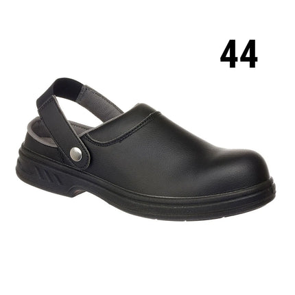 GGM Gastro Steelite | Safety Chef Clogs SB - Black - Size: 44