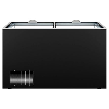 GGM Gastro Supermarket Island Freezer 1454x850mm - 402 Litres - with Baskets - Black