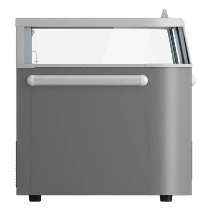 GGM Gastro Supermarket Island Freezer - Head Case - 1850x850mm - 523 Litres - with Baskets - with Dividers - Grey