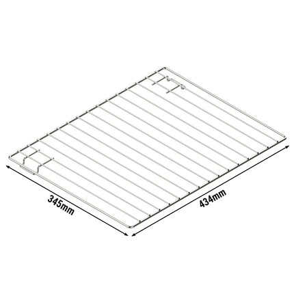 GGM Gastro Support Grid - 435x339mm - Chromed Stainless Steel - for Commercial Convection oven EHTE565N & EHTE565DN