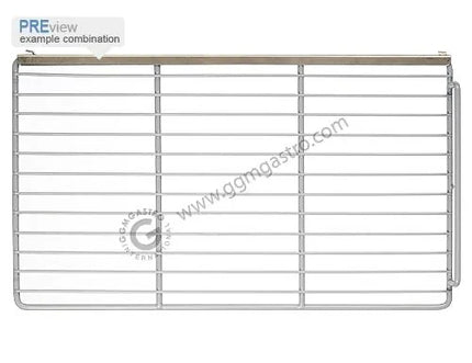 GGM Gastro Support rails - Stainless steel - 20x555x15mm - for SAS & POS7