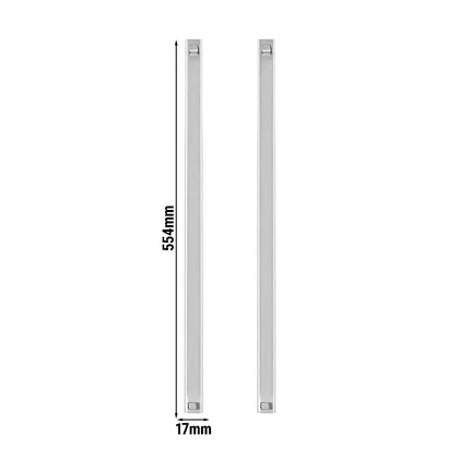 GGM Gastro Support rails - Stainless steel - 554x15x17mm - for KSH136, KSH177 & KSH223