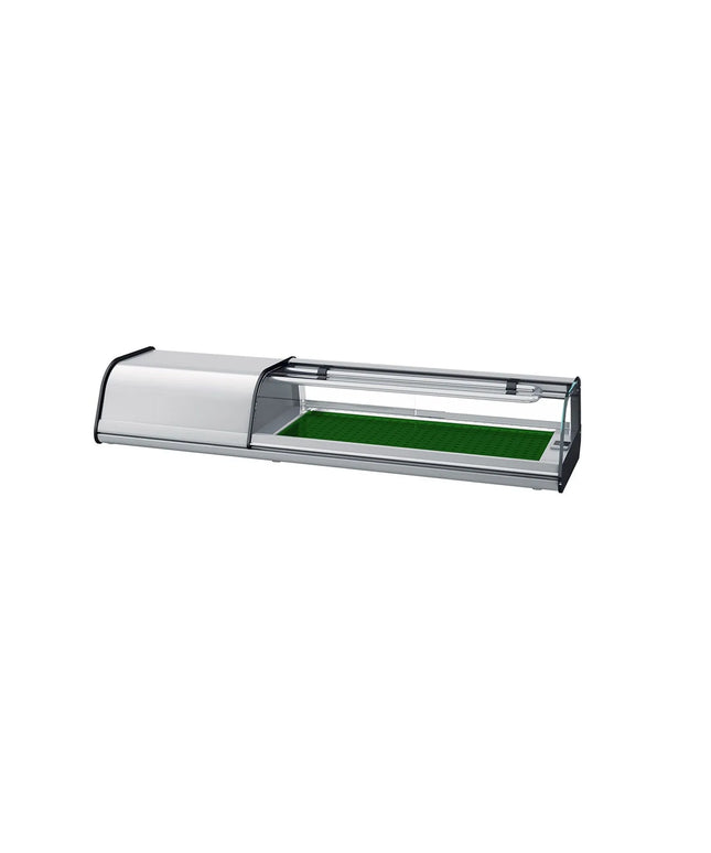 GGM Gastro Sushi Display Case PREMIUM PLUS - 1268x410mm - 4x GN 1/3