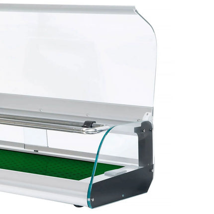 GGM Gastro Sushi Display Case PREMIUM PLUS - 1268x410mm - 4x GN 1/3