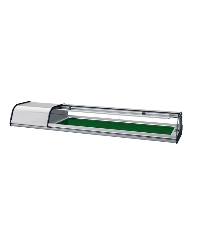 GGM Gastro Sushi Display Case PREMIUM PLUS - 1620x410mm - 6x GN 1/3