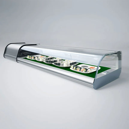 GGM Gastro Sushi Display Case PREMIUM PLUS - 1620x410mm - 6x GN 1/3
