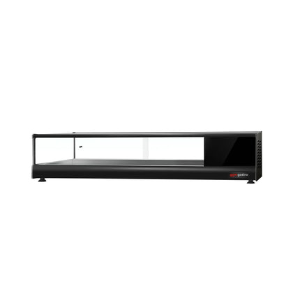 GGM Gastro Tapas Display Fridge PREMIUM - 1376x247mm - 6x GN 1/3 - Black