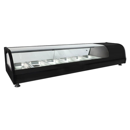 GGM Gastro Tapas Display Fridge PREMIUM - 1395x400mm - 6x GN 1/3