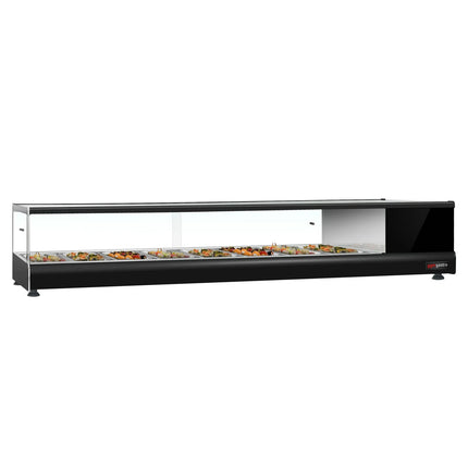 GGM Gastro Tapas Display Fridge PREMIUM - 1727x247/405mm - 8x GN 1/3