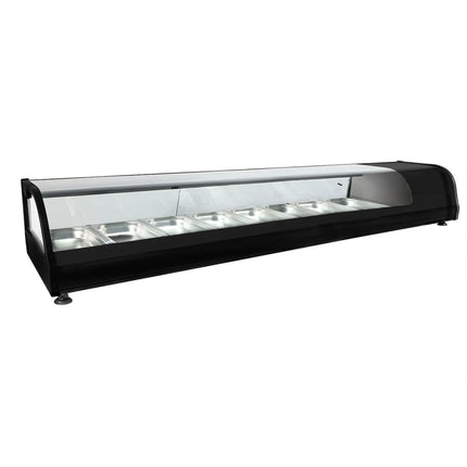 GGM Gastro Tapas Display Fridge PREMIUM - 1750x250mm - 8x GN 1/3