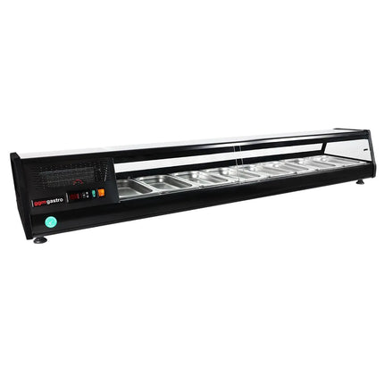 GGM Gastro Tapas Display Fridge PREMIUM - 1750x250mm - 8x GN 1/3