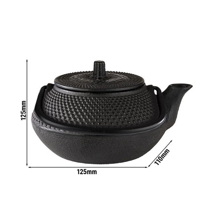 GGM Gastro Teapot - ASIA - 0.3L - Cast Iron - Black