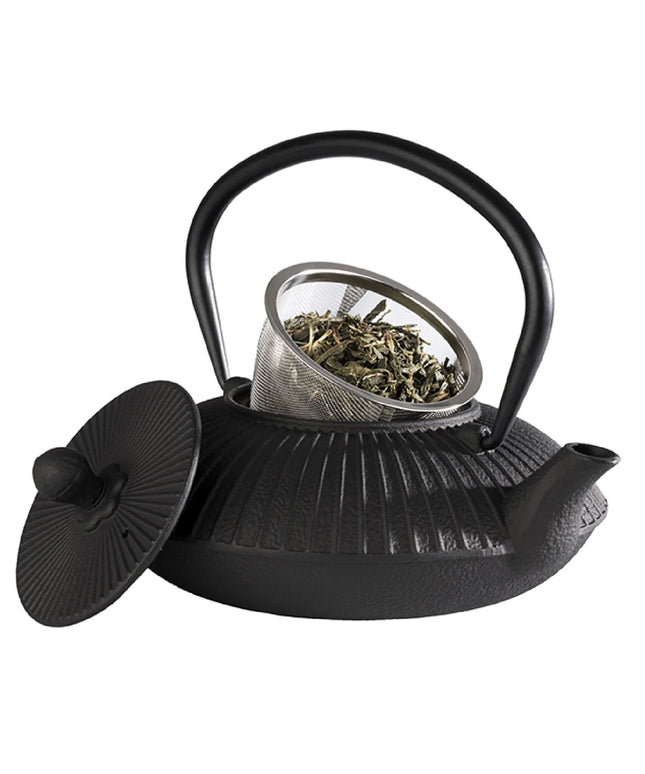 GGM Gastro Teapot - ASIA - 0.8L - Cast Iron - incl. tea strainer - Black