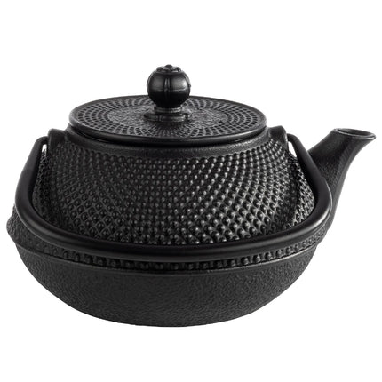 GGM Gastro Teapot - ASIA - 0.8L - Cast Iron - incl. tea strainer - Black