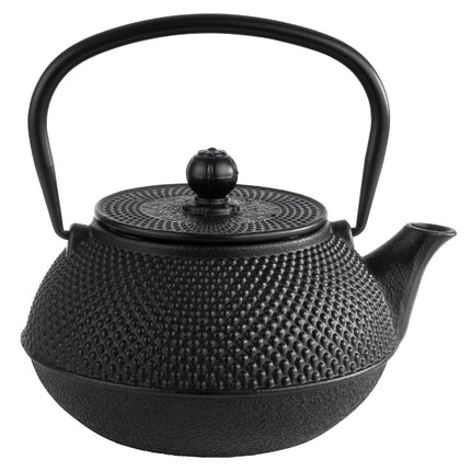 GGM Gastro Teapot - ASIA - 0.8L - Cast Iron - incl. tea strainer - Black