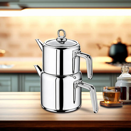 GGM Gastro Teapot Set - 1.3L - Stainless Steel