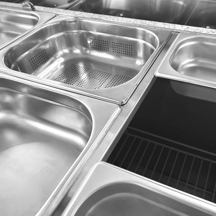 GGM Gastro Thanh Chia (GN 1/3) - Thanh Ngăn Giữa - Thép Không Gỉ - 325x20x11mm - Cho Khay GN