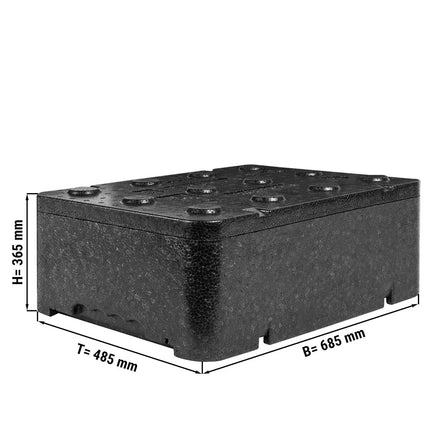 GGM Gastro Thermobox - for Baking Trays - 80L - 685x485x365mm