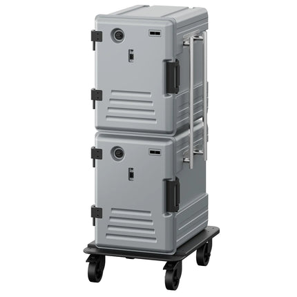 GGM Gastro Thermobox - Front loading - GN 1/1 - 2x 83L - 550x710x1410mm - heated