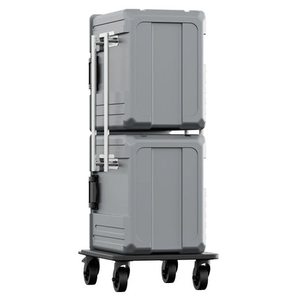 GGM Gastro Thermobox - Front loading - GN 1/1 - 2x 83L - 550x710x1410mm - heated