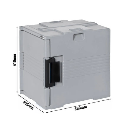 GGM Gastro Thermobox - Front loading - GN 1/1 - 58L - 465x630x610mm - for 12x GN 1/1