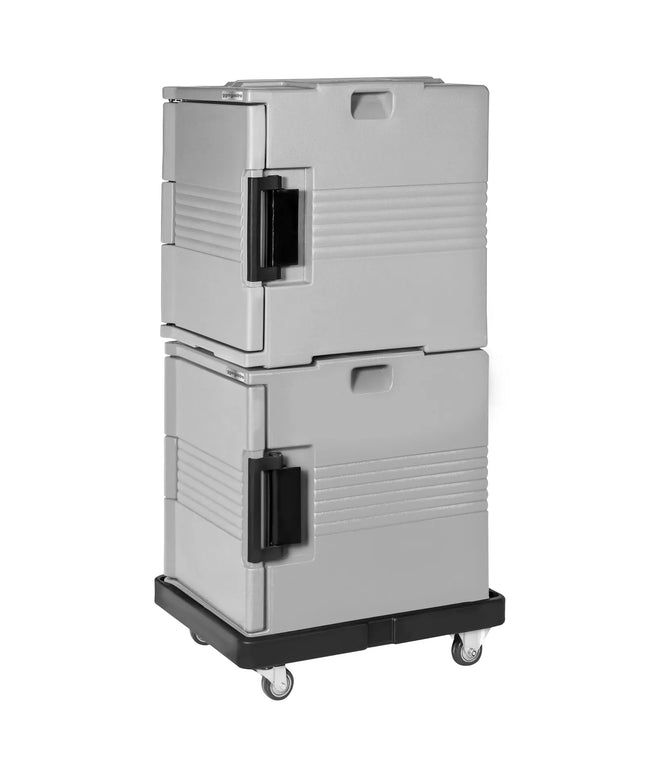 GGM Gastro Thermobox - Front loading - GN 1/1 - 58L - 520x695x1400mm - for 12x GN 1/1 trays per box - incl. Transport Trolley