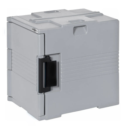 GGM Gastro Thermobox - Front loading - GN 1/1 - 58L - 520x695x1400mm - for 12x GN 1/1 trays per box - incl. Transport Trolley