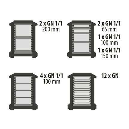 GGM Gastro Thermobox - Front loading - GN 1/1 - 83L - 500x650x610mm - for 1/1 GN containers