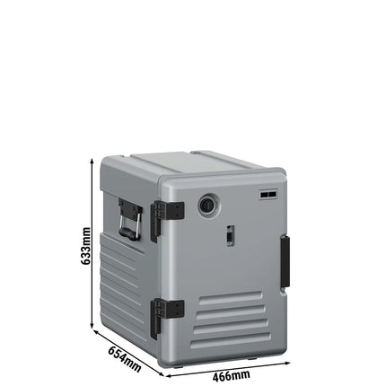 GGM Gastro Thermobox - Front loading - GN 1/1 - 83L - heated - for 12x GN 1/1 - 510x670x660mm