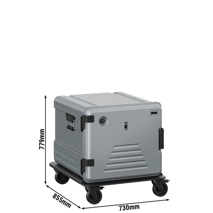 GGM Gastro Thermobox - Front loading - GN 2/1 - 180L - 730x855x760mm - heated - for 12x GN 2/1