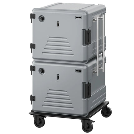 GGM Gastro Thermobox - Front loading - GN 2/1 - 2x 180L - 770x885x1380mm - heated - for 24x GN 2/1