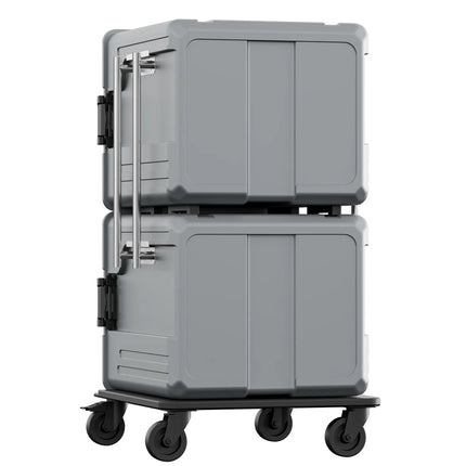 GGM Gastro Thermobox - Front loading - GN 2/1 - 2x 180L - 770x885x1380mm - heated - for 24x GN 2/1