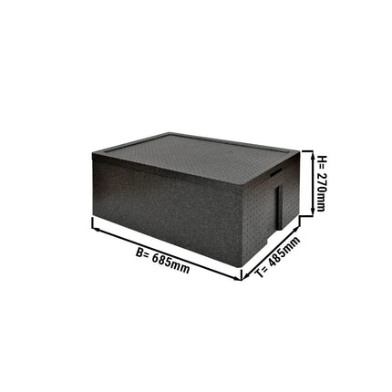 GGM Gastro Thermobox Maxi - Top loading - GN 1/1 - 55.8L - 685x485x270mm - for GN containers up to 210mm deep