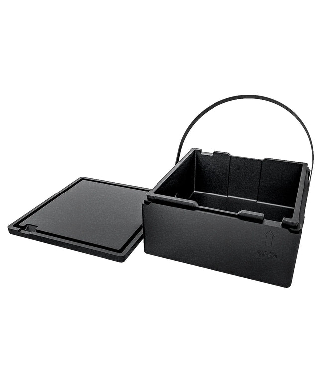 GGM Gastro Thermobox - Pizza transport box - Top loading - 22.4L - 410x425x235mm - for 4 pizzas Ø35cm