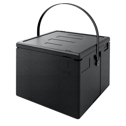 GGM Gastro Thermobox - Pizza transport box - Top loading - for 8 pizzas Ø40cm - 480x480x405mm