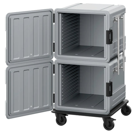 GGM Gastro Thermobox Plus - Front loading - GN 2/1 - 2x 180L - 770x885x1380mm - for 24x GN 2/1