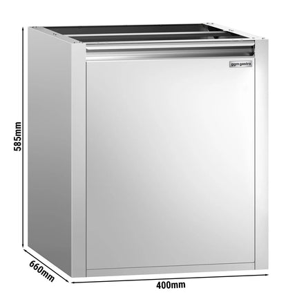 GGM Gastro Thùng Rác Âm Tủ - 400x660x585mm - Đóng Êm