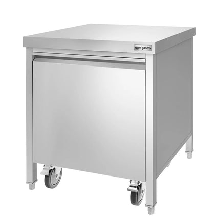GGM Gastro Thùng Rác Miệng Hở - 50L - 870(C)x700(R)x700(S)mm - Đóng Êm - Thùng Trong Tháo Rời & Ngăn Kéo Ra - Thép Không Gỉ