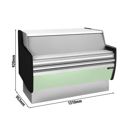 GGM Gastro Till Counter - 1310mm - Front panel Light green
