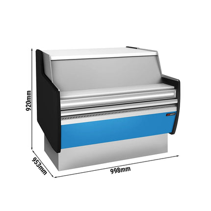 GGM Gastro Till Counter - 998mm - Front panel Light Blue