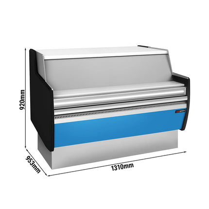 GGM Gastro Till Counter KEI-M - 1310mm - Front panel Light Blue