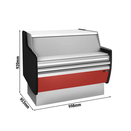 GGM Gastro Till Counter KEI-M - 998mm - Front panel Red