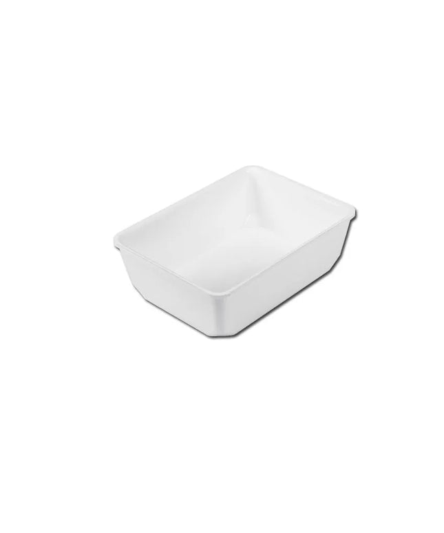 GGM Gastro Tô Trưng Bày - Nhựa - 265x200x80mm - Trắng - Chữ Nhật