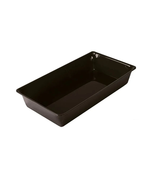 GGM Gastro Tô Trưng Bày - Nhựa - 487x265x80mm - Đen - Chữ Nhật