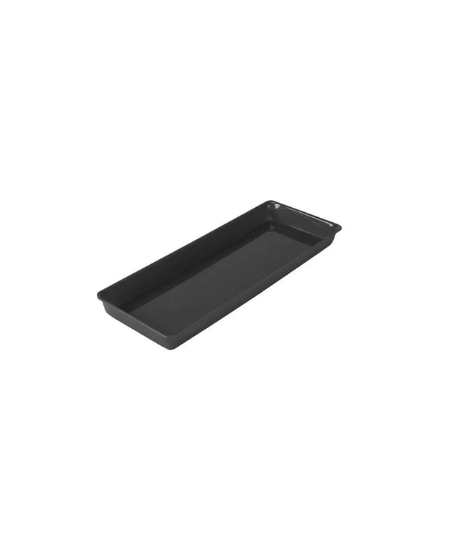 GGM Gastro Tô Trưng Bày - Nhựa - 530x200x40mm - Đen - Chữ Nhật
