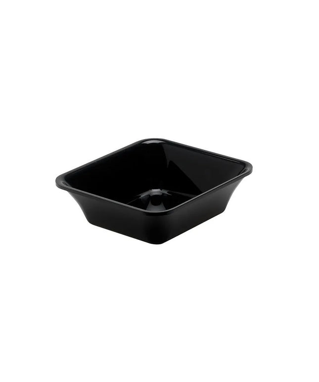 GGM Gastro Tô Trưng Bày - Nhựa - GN 1/6 - 176x162x50mm - Đen - Chữ Nhật
