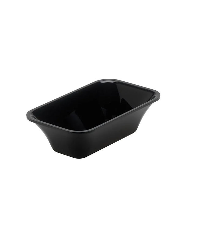 GGM Gastro Tô Trưng Bày - Nhựa - GN 1/9 - 176x108x50mm - Đen - Chữ Nhật