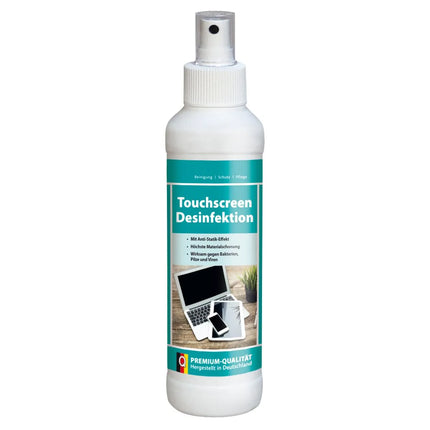 GGM Gastro Touchscreen Disinfectant – 250 ml - Screen-safe cleaner for sensitive devices - 99.9% germ kill